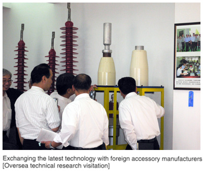 Exchanging the latest technology with foreign accessory manufacturers [Oversea technical research visitation]